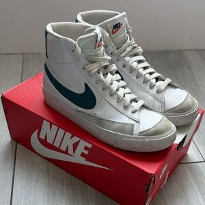 Nike Blazer Mid '77 GS White/Dark Teal Youth 7
